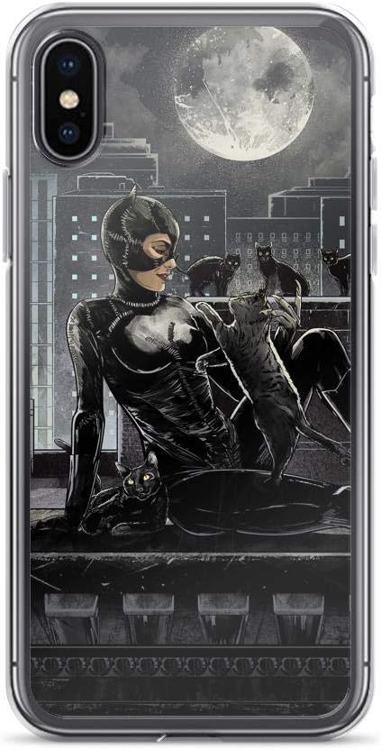 iPhone X/XS Anti-Scratch Shockproof Clear Case Catwoman
