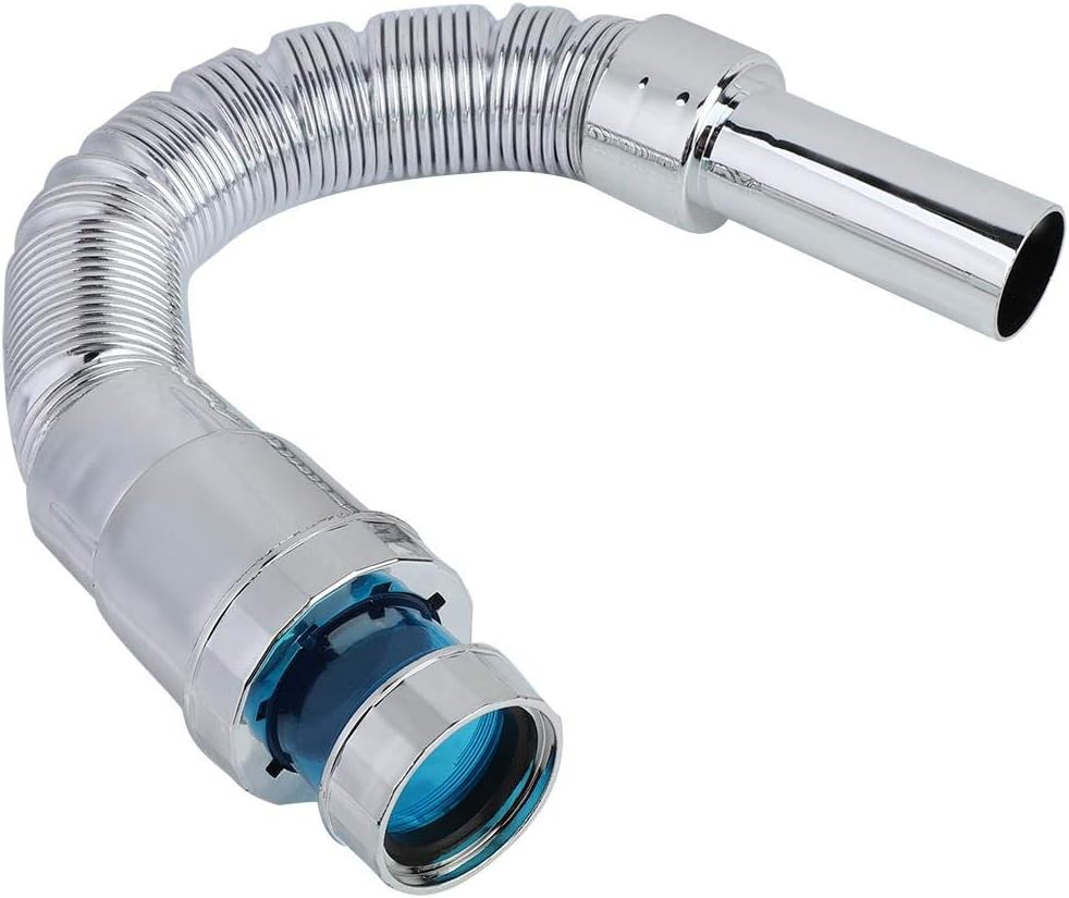 Garosa Flexible Retractable Sink Drain Hose with Steel Wire Reinforcement, ABS Material, 31.5mm x 32mm Diameter