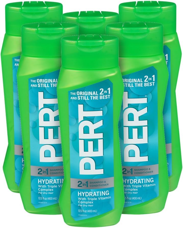 PERT 2 IN 1, Shampoo and Conditioner, Hydrating, 13.5 oz, (6 Pack)