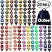Outee 140 Pcs Polyhedral Dice Set DND Dice 20 Color Complete Dice and Dice Sets for MTG RPG Dice Game with 1 Big Pouch