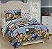 Mk Collection Full Size Trucks Tractors Cars Kids/boys 7 Pc Comforter and Sheet Set Blue Red Yellow New (Full, Trucks)
