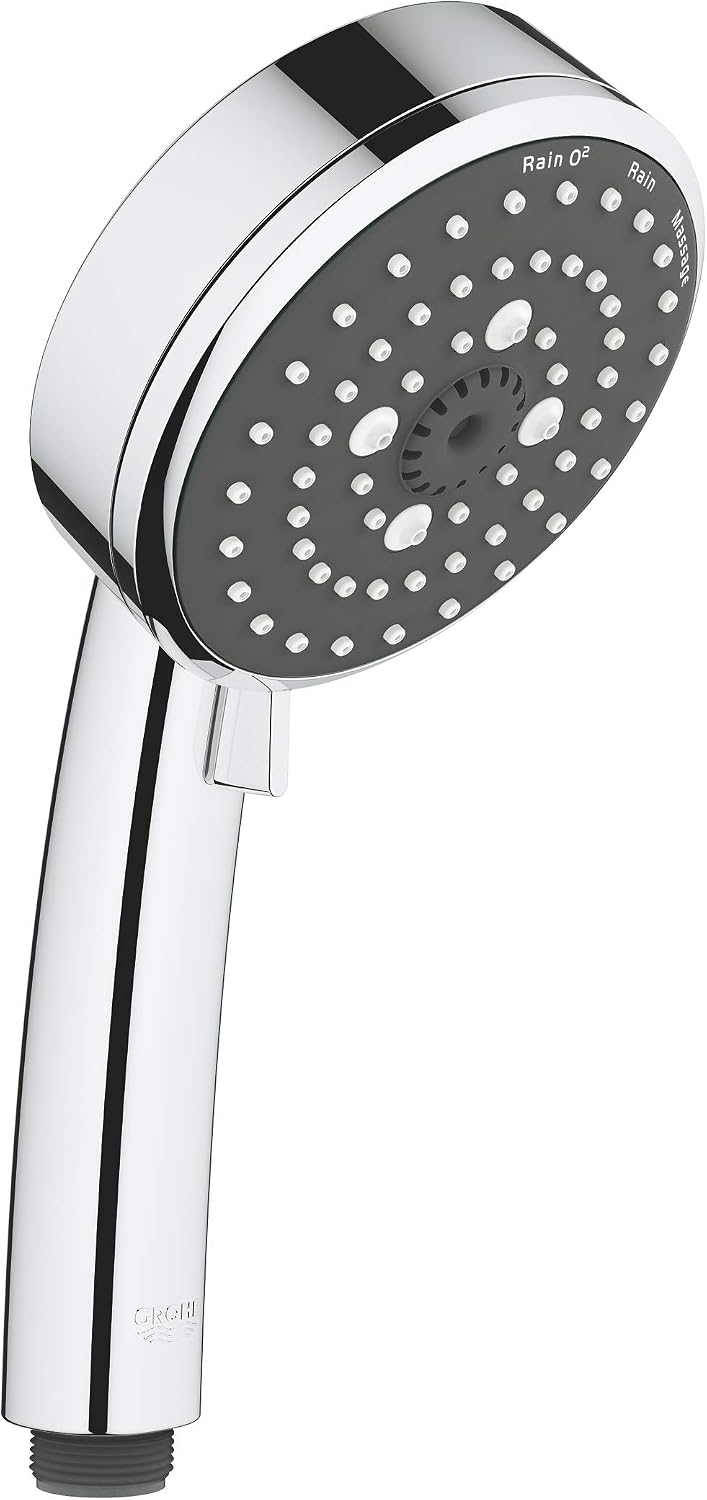 GROHE 26092000 Vitalio Comfort 100 Hand Shower with 3 Spray Options ...