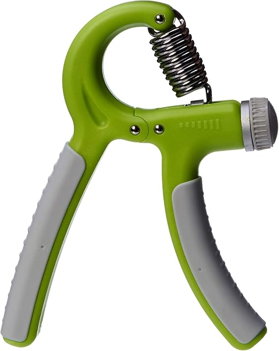 AmazonBasics Adjustable Hand Grip Strengthener Pack of 2, Green