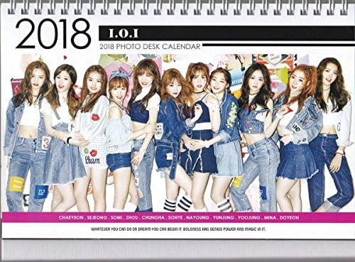 Amazon Ioi I O I アイオーアイ18年度 ホワイト卓上カレンダー韓国 アニメ 萌えグッズ 通販
