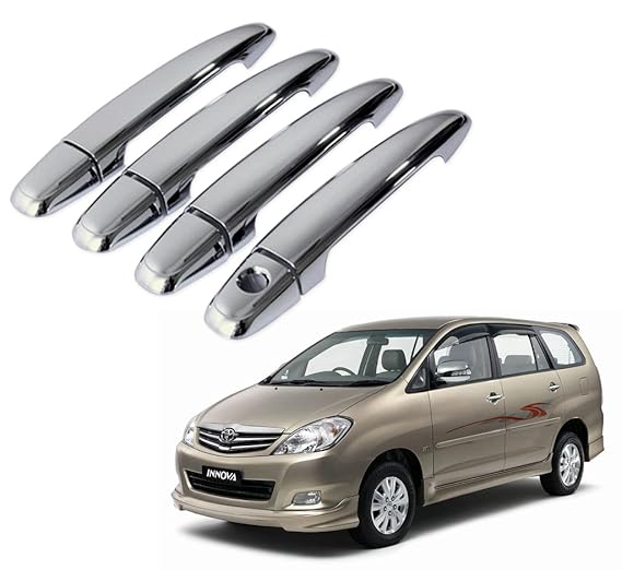 Autopearl Chrome Door Handle Latch Cover for Innova (Set of 4) Amazon