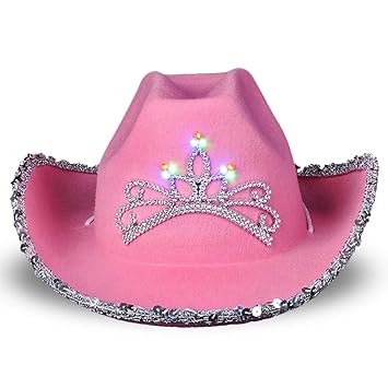 girls pink cowboy hat