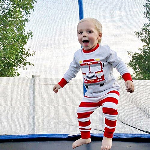 Dreamaxhp Bus Little Boys Long Sleeve Sleepwear 100% Cotton