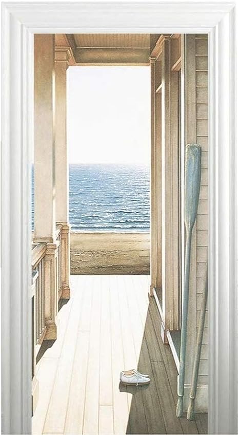 Magiin 2 Pcs Fototapete Turtapete Selbstklebend Turposter Abnehmbar Fototapete Turfolie Poster Tapete Meer Muster Turaufkleber Fur Tur Wohnzimmer Schlafzimmer Kuche Und Bad 38 5 X 200cm A Amazon De Kuche Haushalt