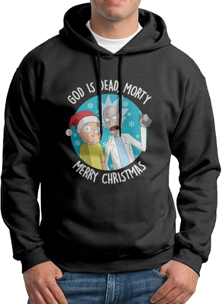 rick and morty men's hoodie