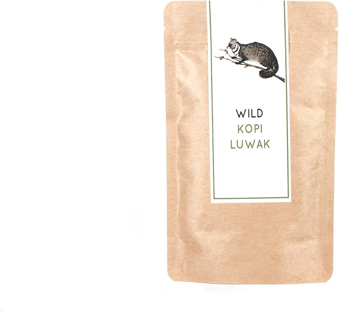 Wild Kopi Luwak Coffee 50 Sale Today Genuine High Quality Premium Civet Coffee Beans Organic Natural And Fair Trade Kopi Luwak By Kopi Luwak Direct 2 4 Oz 70 Grams Amazon Ca Home Kitchen