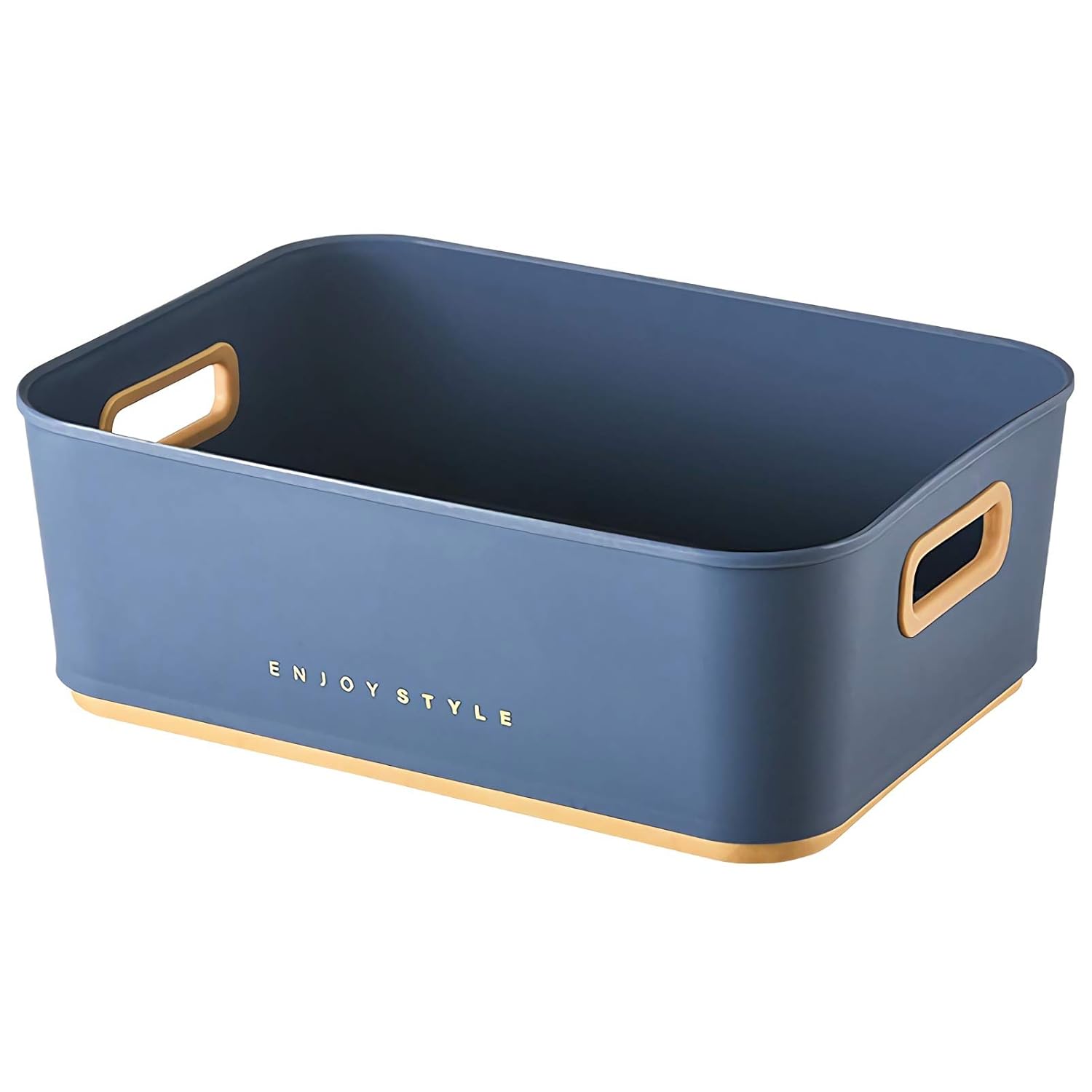 YIVIYAR Organizer Bins Organizers and Storage Makeup Storage Closet Organization Bathroom Organization and Storage Organizing Bins Drawer Organizer Make Up Organizer Box(Blue): Beauty