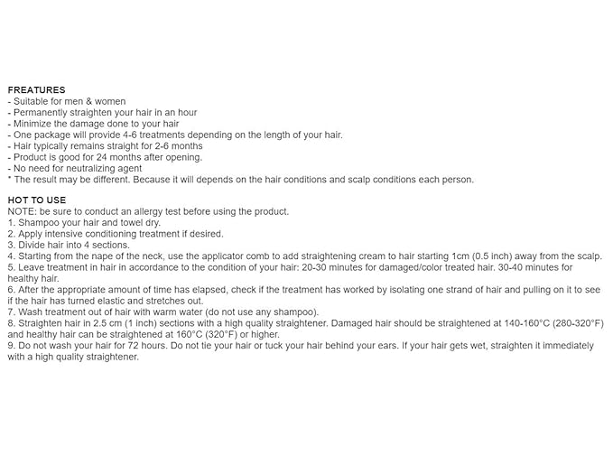 cure one step japanese hair treatment