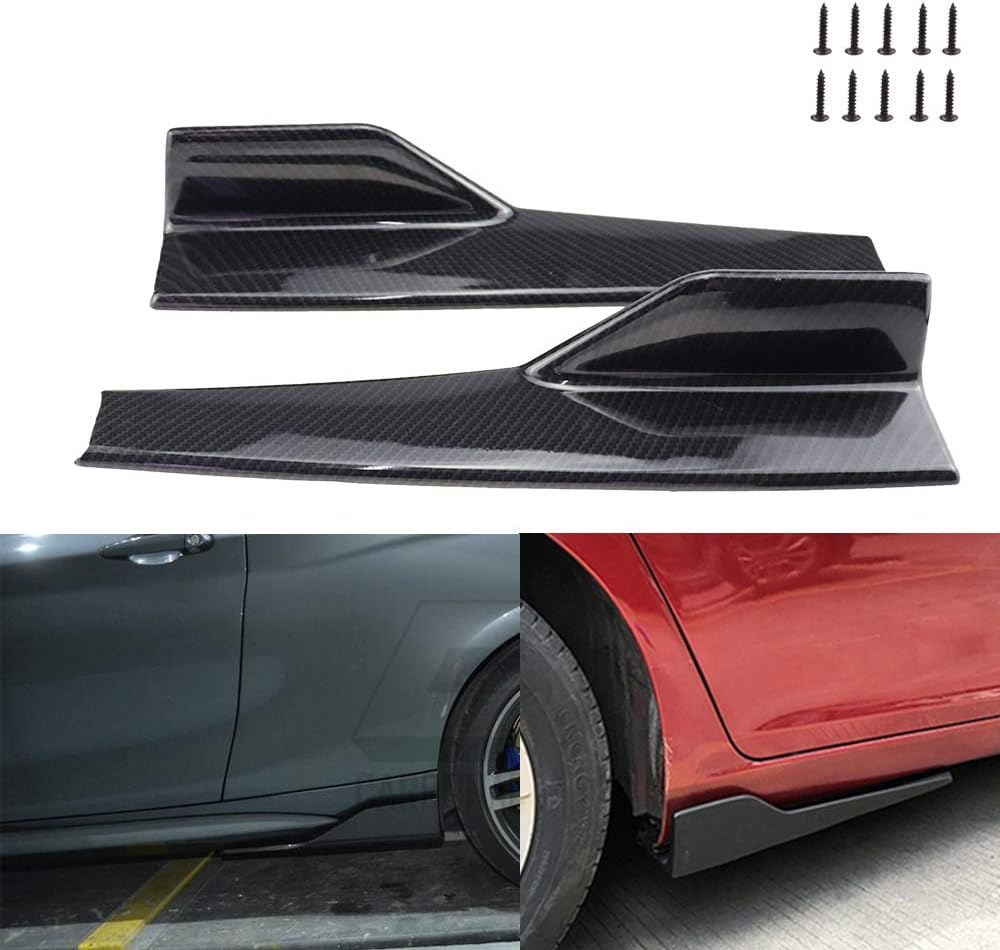 Universal Car Side Skirts Rear Sideskirt Diffuser