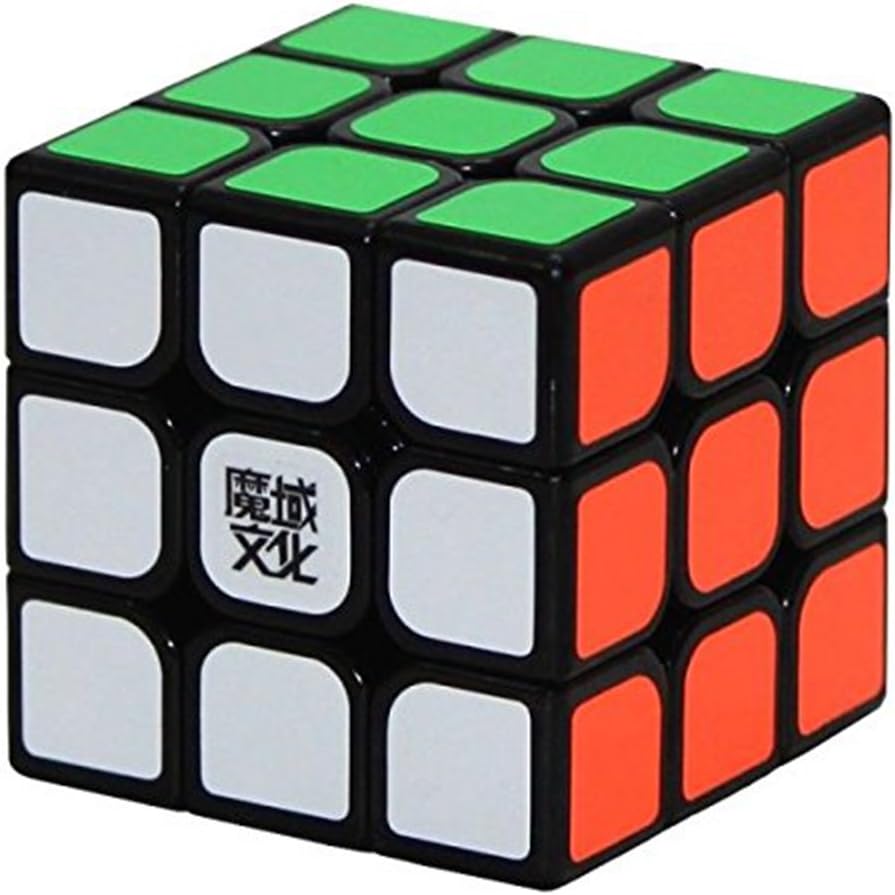 Tollbuy Moyu Aolong V2 3x3 Speed Cube Enhanced Edition Smooth Magic Puzzle Toy Black