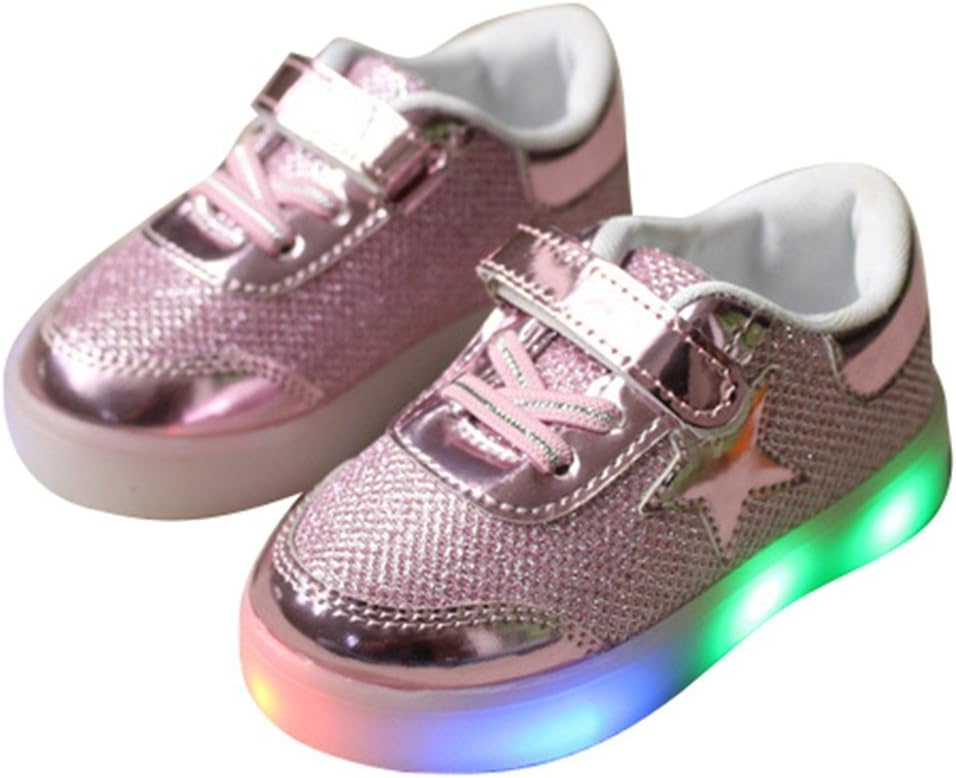 Kids Girls Boys LED Shoes Light Up Sneakers Child Toddler Casual Light Shoes