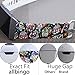 allbingo Fitbit Ionic Accessory Bands, Manly Case Women Cute Strap Rugged Pro G-Shock Like Protective Wristband for Fitbit Ionic Smartwatch (Skeleton Flowers/Silver, Small 5.5