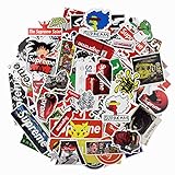 Supreme Stickers Pack KONLOY Cool Stickers 104 Pcs Fashion Laptop Car Stickers for Snowboard Motorcycle Bicycle Phone Computer DIY Keyboard Car Window Bumper Wall Decoration Luggage Refrigerator Decal