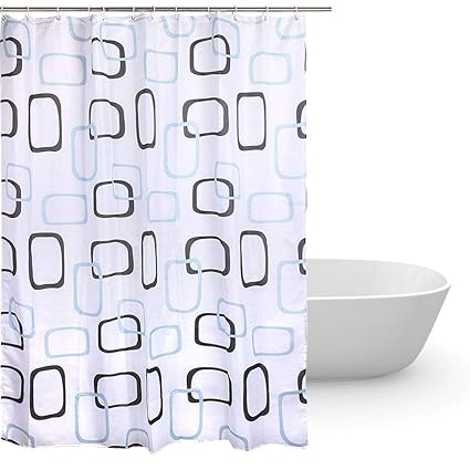 Duschvorhang 180x240 Textil,Anti-Schimmel bad vorhang,wasserdichter stoff waschbarer Shower Curtain,waschbar Anti-Bakteriell 