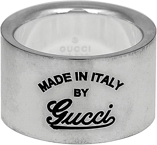 Amazon グッチ Gucci 指輪 リング メンズ レディース アクセサリー トレードマーク Trademark シルバー J8400 8106 9 並行輸入品 リング 通販