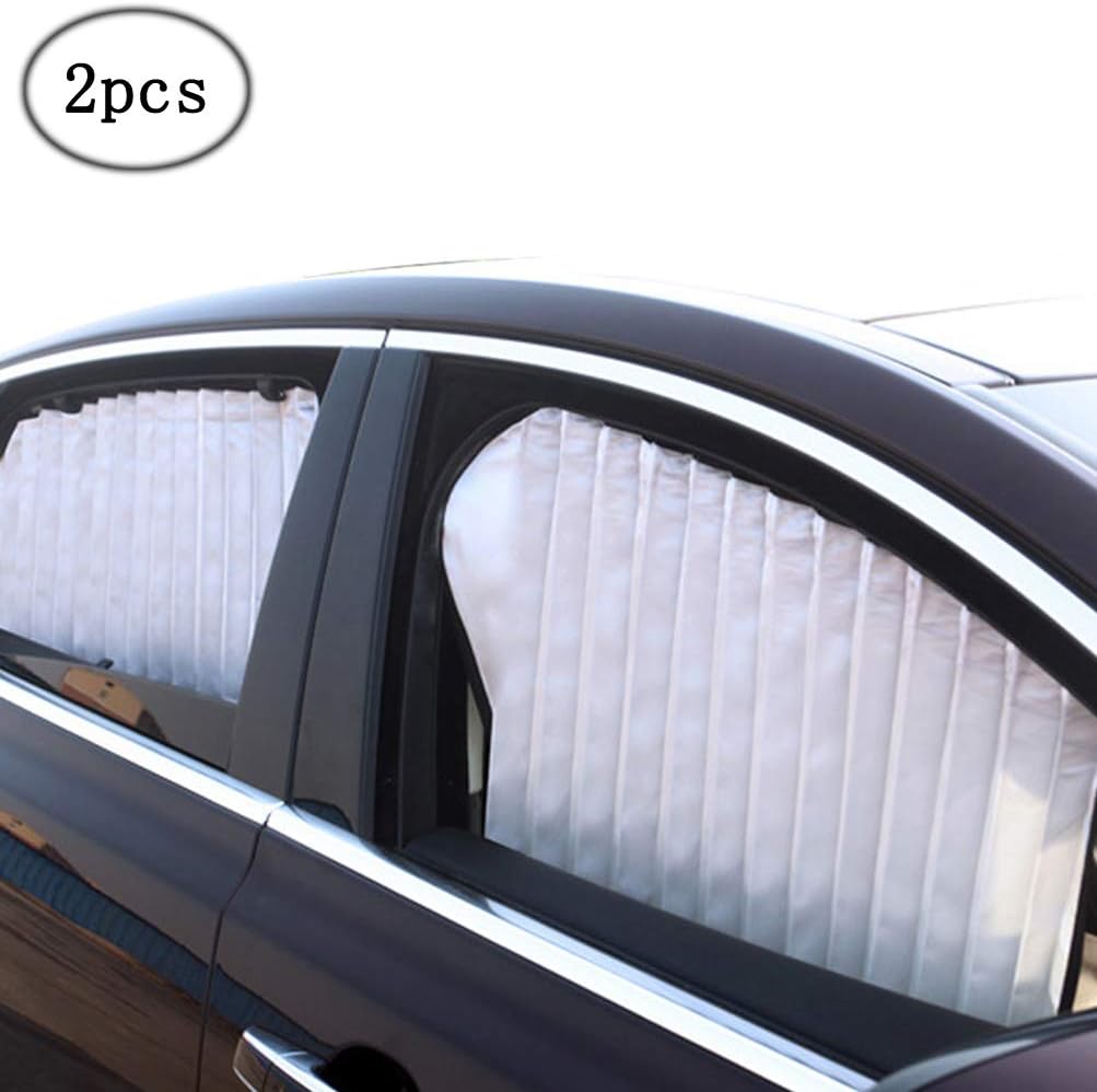 Amazon Com Zatooto Car Side Window Sun Shade Silver 2 Pcs