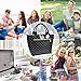 Lunch Bag, Wosweet Leakproof Insulated Lunch Box Cooler Bag for Women Girls and Kids, Lunch Container Tote Bag with Zapper & Pocket (Black)