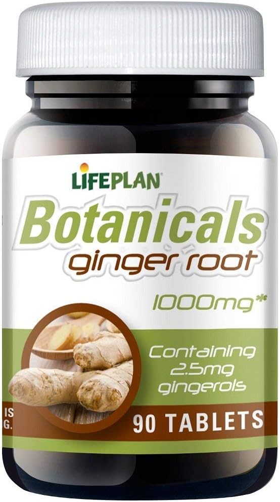 Lifeplan Ginger Root 1000mg 90 Tablets (Pack of 2), 90 count (Pack of 2)
