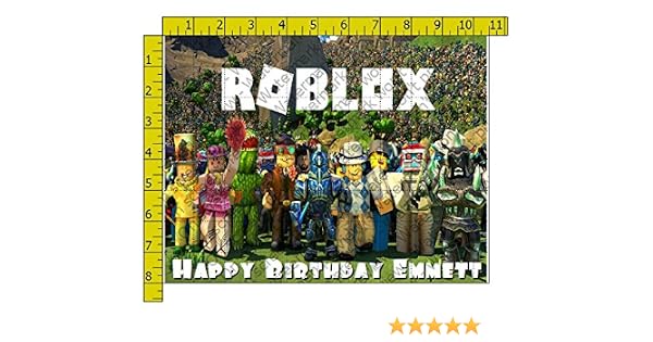 Roblox Frosting Image 14 Sheet Cake Topper Amazoncom -