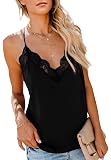 Astylish Women Sexy V Neck Casual Sleeveless Cami Tank Top