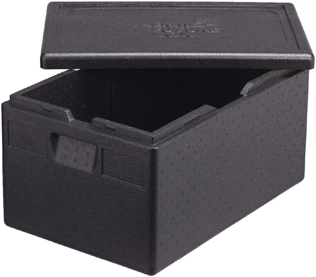 Thermo Eco Box Insulated food carrier - Dimensions: Inner - 117(H) x 538(W) x 337(D). Outer - 180(H) x 600(W) x 400(D)MM / Robust and lightweight solution for insulating and transporting food. GET COOKING!