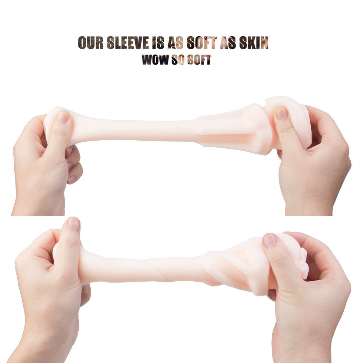 ZEMALIA Standard Taille Masturbateurs Masculin Vaginette Realiste Pour Les Hommes(Zchamber noir)