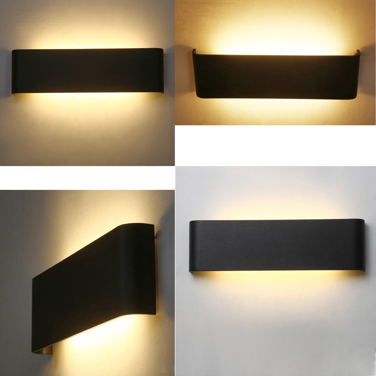12W LED Wandleuchte Wandlampe Minimalistische Up Down Innen mit Moderne