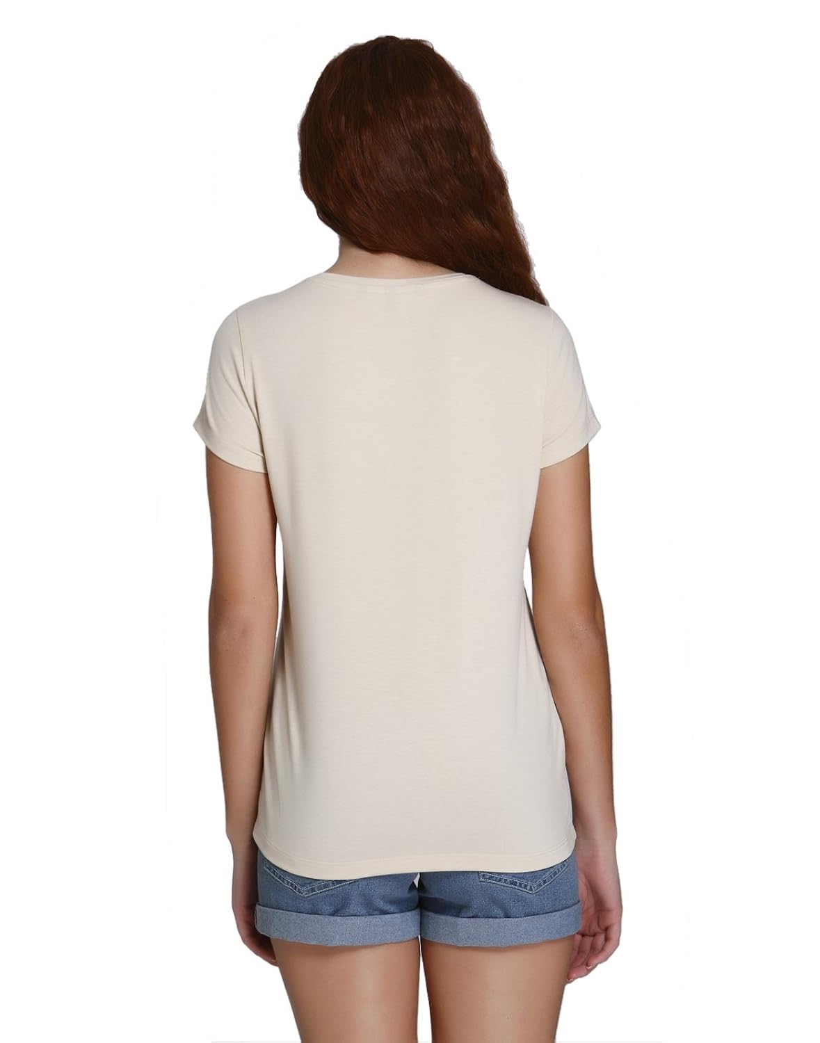 vero moda women's plain loose fit t-shirt