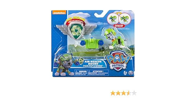 Bizak Patrulla Canina - Patrulla Aérea Figura Rocky 61926669 : Amazon.es:  Juguetes y juegos
