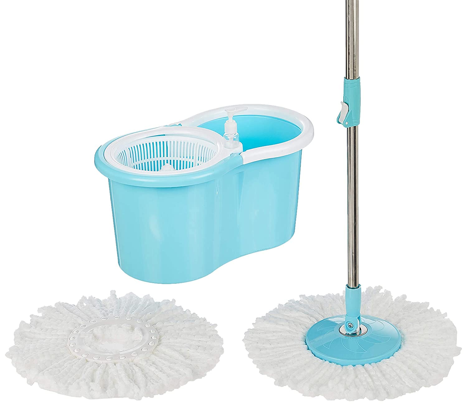Blue Clean Home Magic Bucket Mop Set with 2 Refill Amazon.in Home