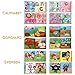 FunsLane Soft Cloth Books for First Year Babies, Non-Toxic, Fabric Colorful Crinkle Books, Baby Gift Educational Toys, Baby Shower Present for Boys and Girls(Pack of 3)