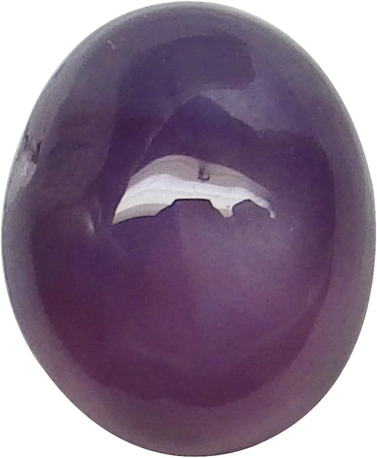 0.83 Ct. Unheated Natural Oval Cabochon Purple Pink Star Sapphire Loose Gemstone