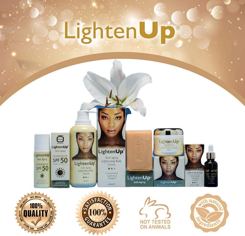 Lightenup Anti-Aging, Skin Brightening Body Lotion, 400 ml (Pack of 1) - Image 4