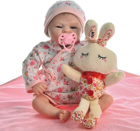 Amazon リアル赤ちゃん人形 クリスマスプレゼント リボーン赤ちゃん人形 子供 おもちゃ 乳児 練習 看護 保育士 まるで本物の赤ちゃん 抱き人形 女の子 着ぐるみ ぬいぐるみ ホビー