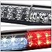 Auto Dynasty Dual Row LED Smoked 3rd Third Tail High Mount Stop Brake Light Cargo Lamp Compatible with Silverado Sierra GMT800 99-07