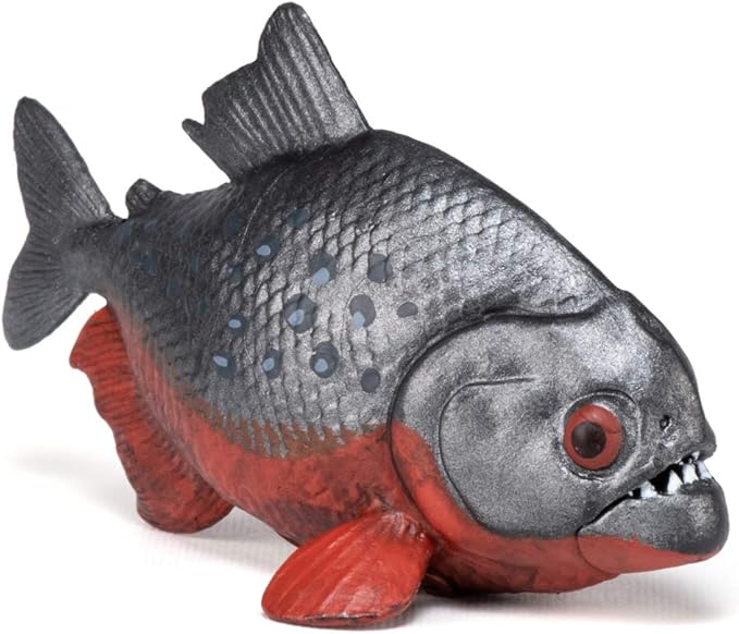 Amazon Com Papo Piranha Multicolor Toys Games