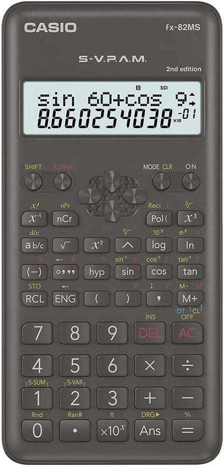 Casio FX 82MS 2nd Edition Scientific Calculator FX82MS Office Casio FX 82MS 2nd Edition Scientific Calculator FX82MS Office