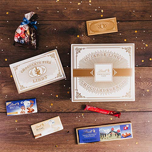 Lindt "175 Jahre Lindt Schokolade" Box gefüllt mit Lindor Kugeln (Mischbeutel), Swiss Schokolade, Tafel, Pralinenmischung, Sticks uvm. - Exklusive und limitierte Geschenkbox (1101 Gramm) – Bild 3