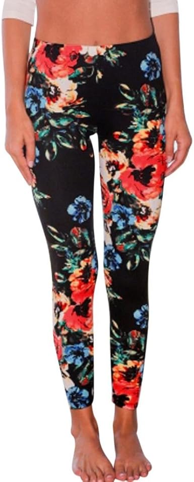 floral workout pants
