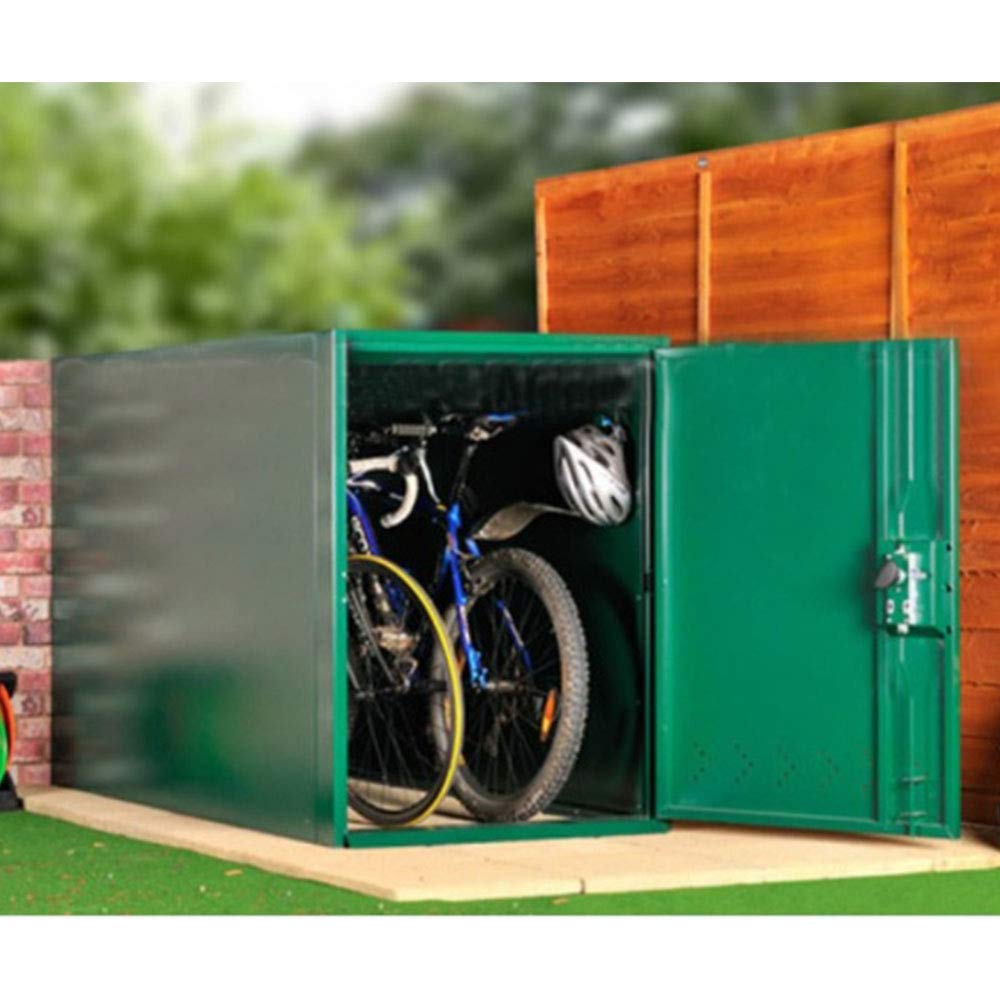 metal outdoor bike storage