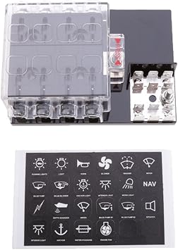 Sharplace Caja de Fusibles Bloque Panel ATC ATO para Automoviles: Amazon.es: Electrónica