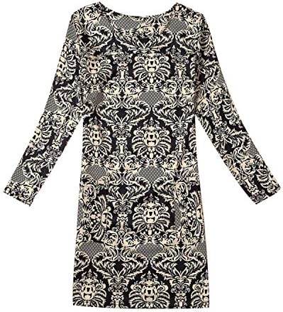Zalezing Nice 2017 Autumn Winter Long Sleeve Vintage Floral Print Plus size Women Casual Dress Mm5X-Large