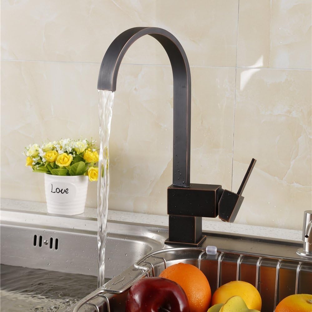 Yodel Modern Kitchen/Wet Bar Sink Faucet, Oil Rubbed Bronze - - 