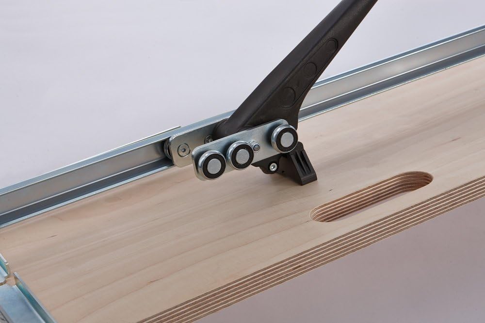 wolfcraft TC 610 W Tile Cutter, Base Plate Made of multiplex I 5561000 I The Compact Tile Cutter on a Wooden Base Plate - Image 5