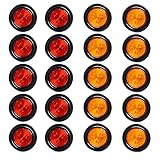 20X (10 RED + 10 AMBER) 4-LED 2.5