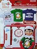 Elf on the Shelf Graphic Tee Multipack with 3 elf-sized t-shirts and keepsake tin suitcase